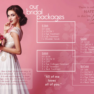 Introducing The Pamper Room Bridal Packages!