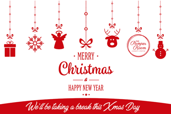 The Pamper Room Wishes all our customers and friends Merry Christmas & A Happy New Year